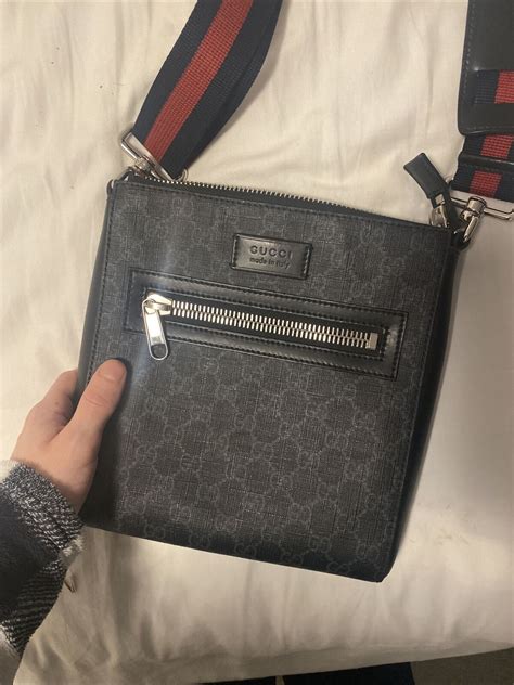 authentic gucci messenger bag